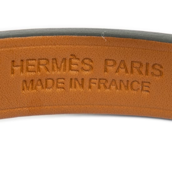 Hermès Kelly Double Tour Bracelet T2 en  verde claro Cuero de ternero - Image 3