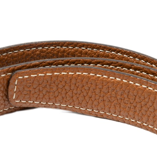 Hermès Constance H Belt 85 en negro Cuero de ternero - Image 4
