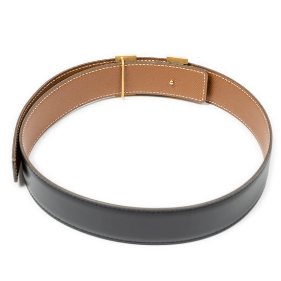 Hermès Constance H Belt 65 en negro Cuero de ternero - Image 2