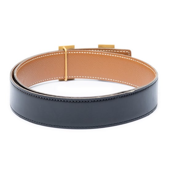 Hermès Constance H Belt 65 en negro Cuero de ternero - Image 3