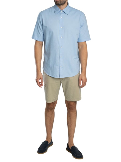 BOSS Camisa De Manga Corta Rash, Azul - Image 6