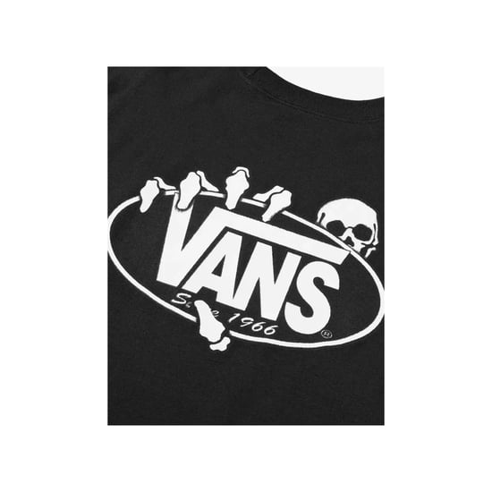 Vans Camiseta Con Estampado En La Espalda, Negro - Image 3