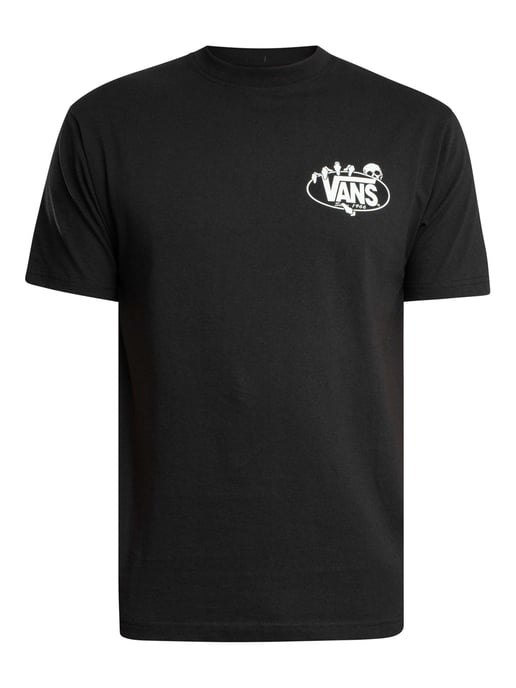 Vans Camiseta Con Estampado En La Espalda, Negro - Image 5