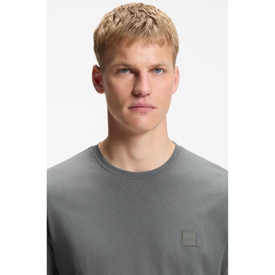 BOSS Camiseta Con El Logo De Tales Chest, Gris - Image 4