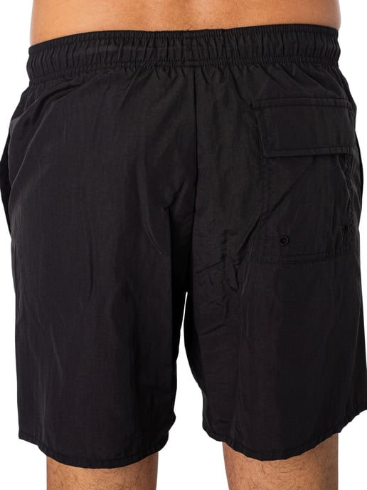 Lyle & Scott Pantalones Cortos De Baño Lisos, Negro - Image 4
