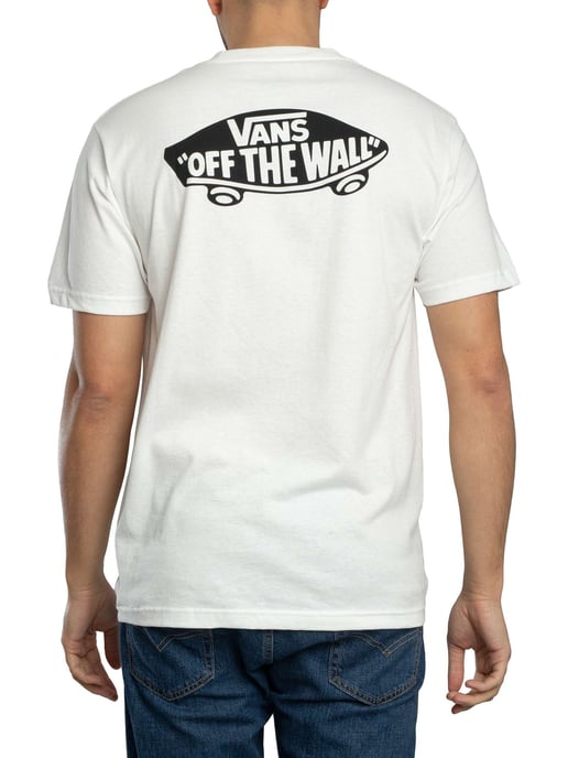 Vans Camiseta Con Logotipo En La Espalda De Doble Estándar, Blanco - Image 3