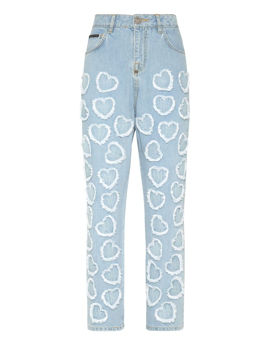 Pantalones Vaqueros De Corte Holgado Heart - Image 1