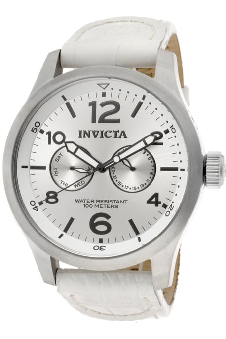 Invicta Specialty 12170 Reloj para Hombre - Movimiento de Cuarzo - Acero Inoxidable con Esfera Plateada - 48 mm - Image 1