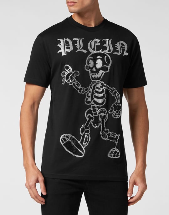 Camiseta De Cuello Redondo Skeleton - Image 2