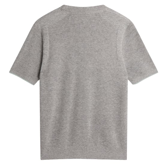 Camiseta Gris Acanalada Mixta Ted Baker Voisin - Image 2