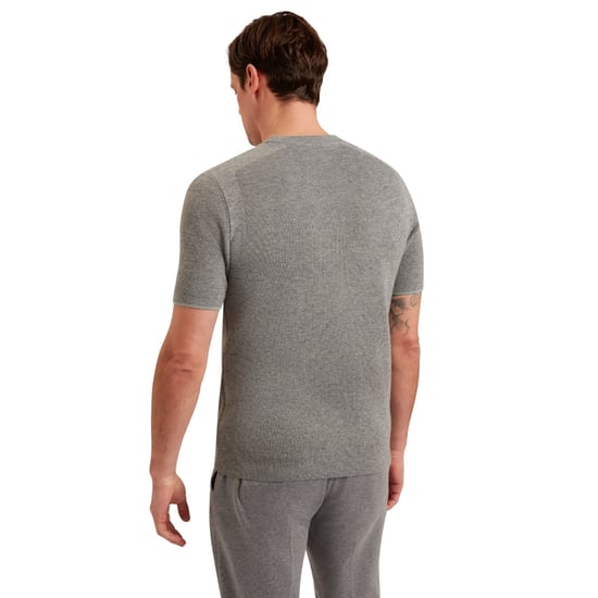 Camiseta Gris Acanalada Mixta Ted Baker Voisin - Image 5