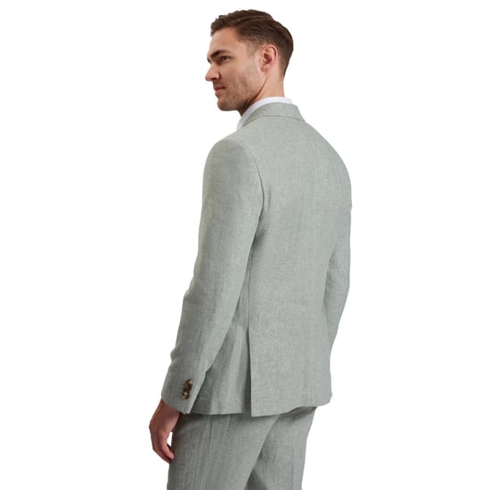 Chaqueta Tipo Blazer Verde De Lino Elástico Kenleyj De Ted Baker - Image 2