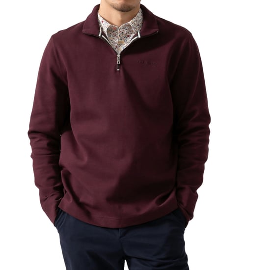 Suéter Granate Con Cremallera De Un Cuarto De La Marca Ted Baker Actosj - Image 2