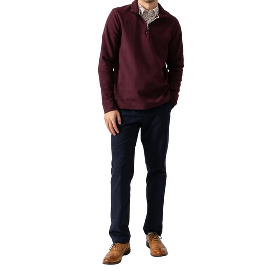 Suéter Granate Con Cremallera De Un Cuarto De La Marca Ted Baker Actosj - Image 6