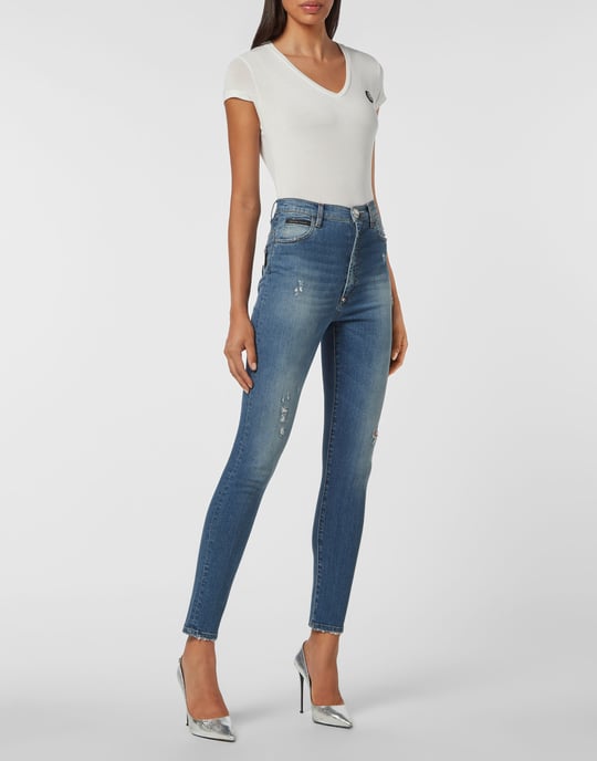 Jeggings De Cintura Superalta Dragon - Image 4