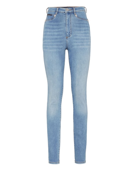 Jeggings De Cintura Superalta Skull - Image 1