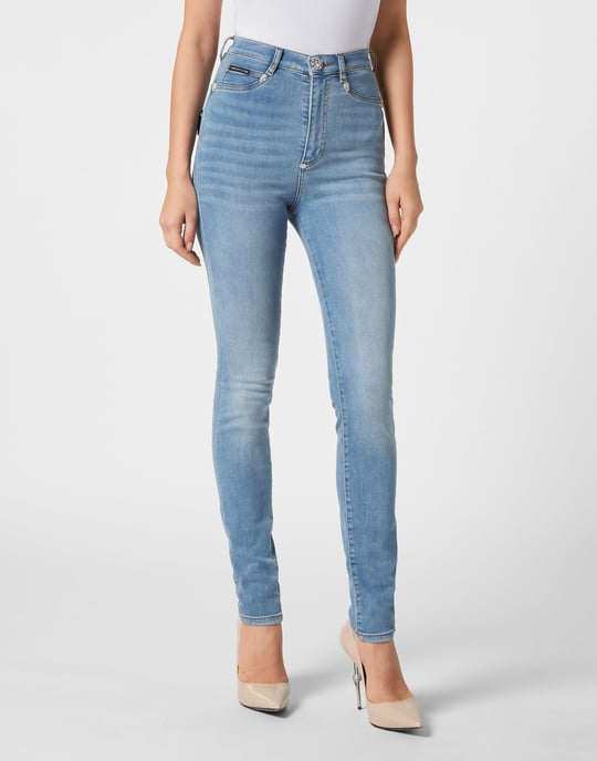 Jeggings De Cintura Superalta Skull - Image 2