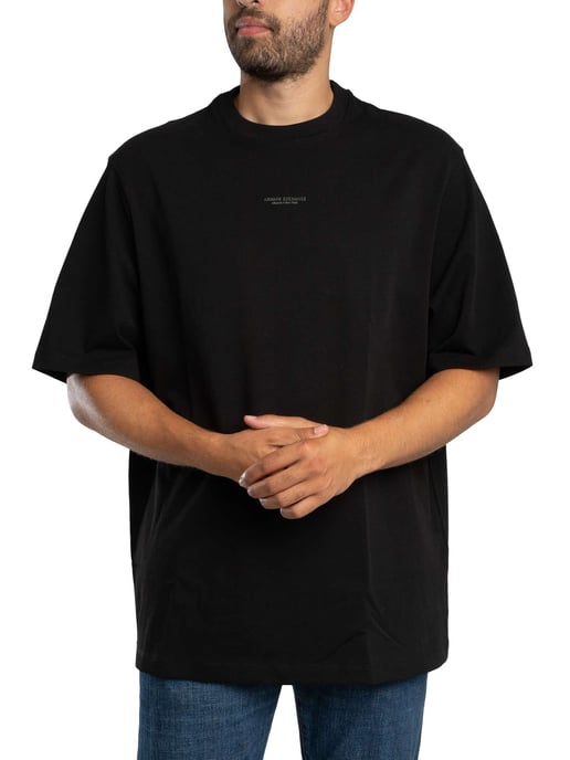 Armani Exchange Camiseta De La Marca Comfort, Negro - Image 2