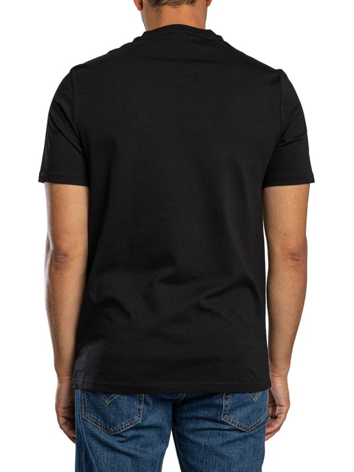 Lyle & Scott Camiseta Con Paneles De Cuadros, Negro - Image 3