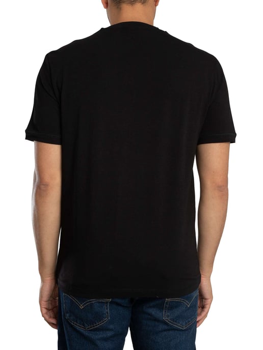 EA7 Box Logo Camiseta, Negro - Image 3