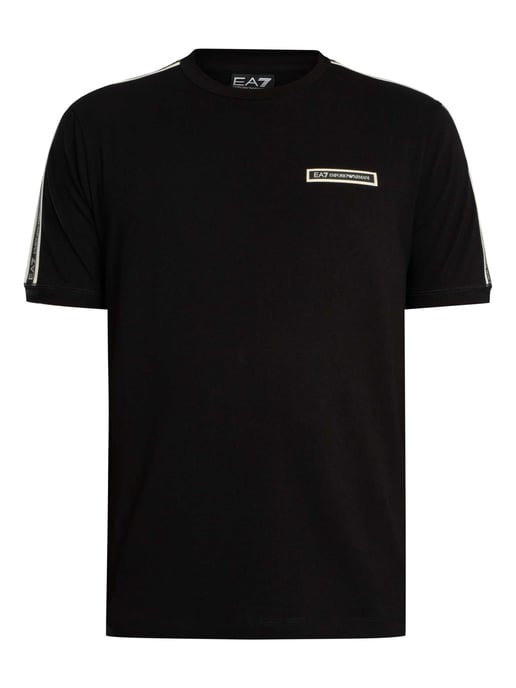 EA7 Box Logo Camiseta, Negro - Image 5
