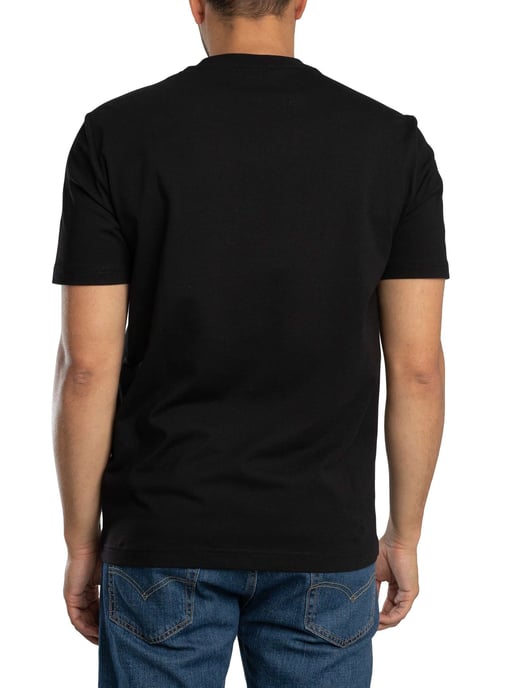 EA7 Camiseta Regular Con Logo En El Pecho, Negro - Image 3