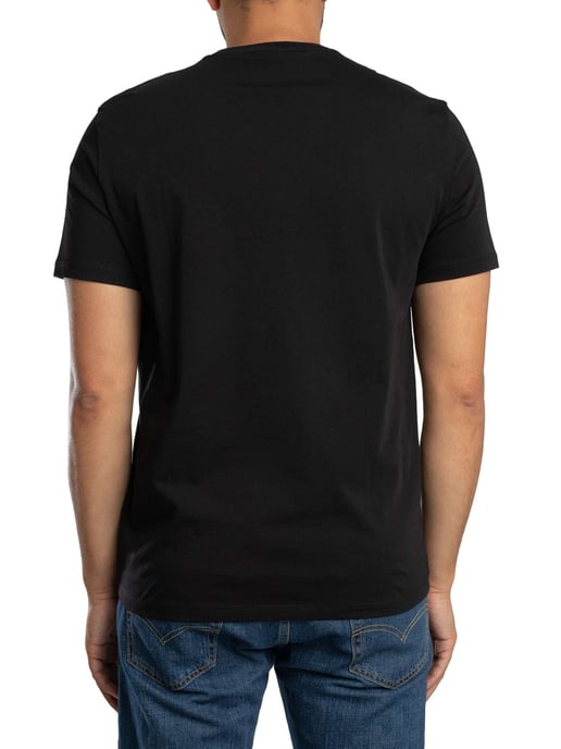 Armani Exchange Camiseta Gráfica Delgada, Negro - Image 3