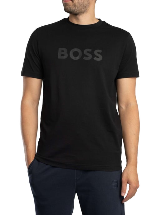 BOSS Camiseta Con Logo Te, Negro - Image 1