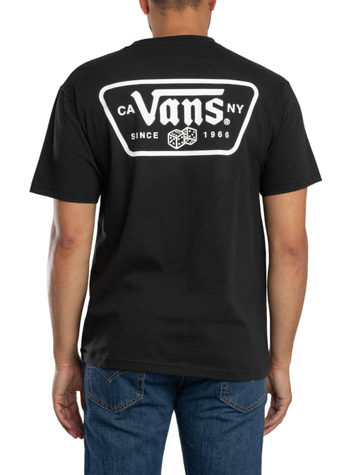 Vans Camiseta Con Parche En La Espalda, Negro - Image 3