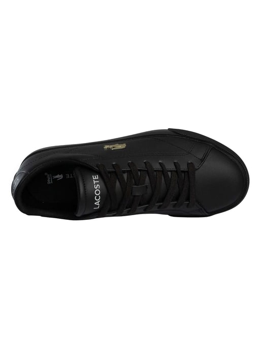 Lacoste Zapatillas Deportivas De Piel Lerond Set 225 2 CMA, Negro - Image 6