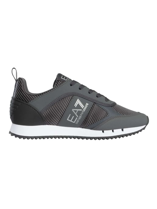 EA7 Zapatillas Con Logo De Malla, Gris - Image 3