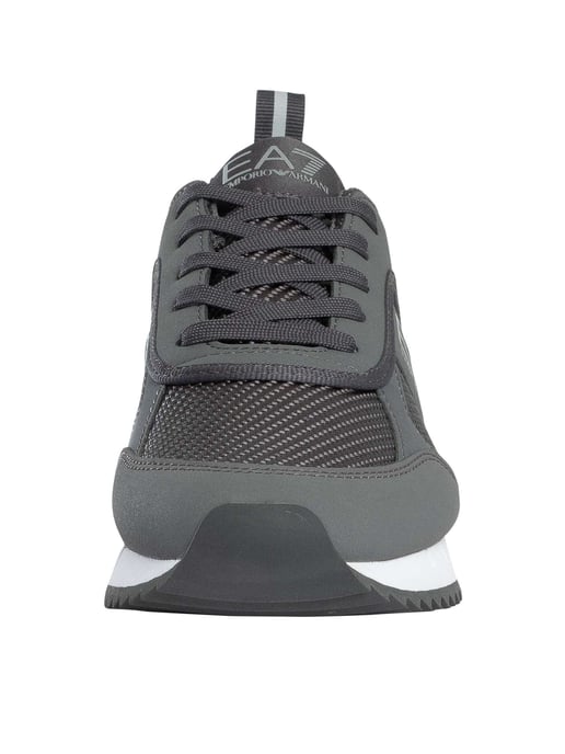 EA7 Zapatillas Con Logo De Malla, Gris - Image 4