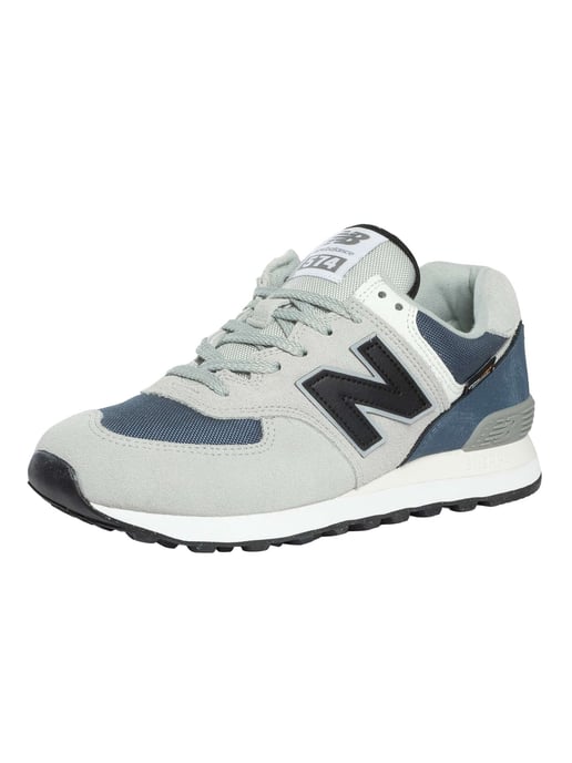 New Balance 574 Entrenadores De Gamuza, Gris - Image 1