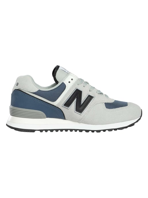 New Balance 574 Entrenadores De Gamuza, Gris - Image 3