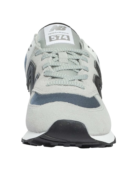 New Balance 574 Entrenadores De Gamuza, Gris - Image 4