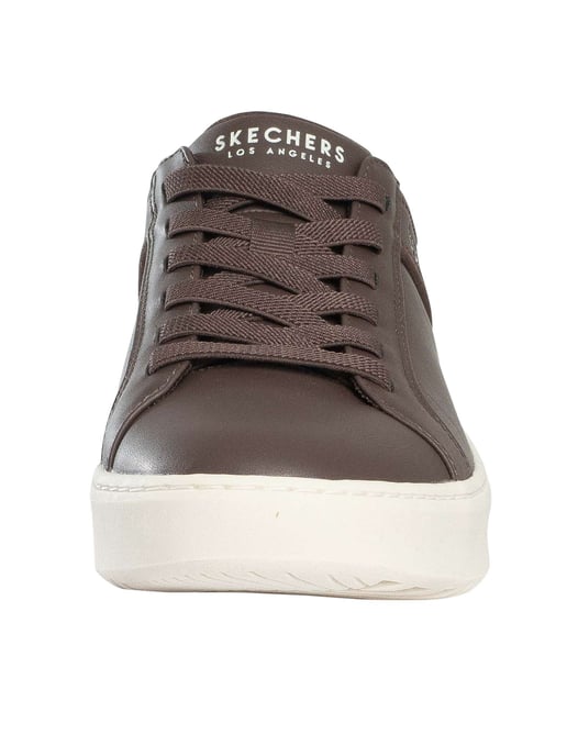 Skechers Zapatillas Sin Cordones Court Break Con Doble Ventilación, Marrón - Image 4