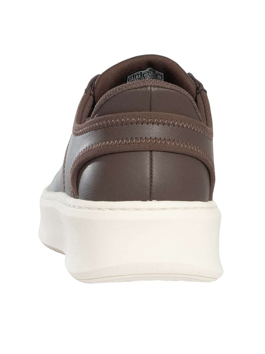Skechers Zapatillas Sin Cordones Court Break Con Doble Ventilación, Marrón - Image 5