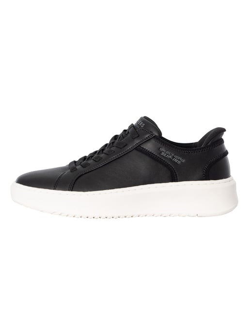 Skechers Zapatillas Sin Cordones Court Break - Zapatillas Con Doble Ventilación, Negro - Image 2