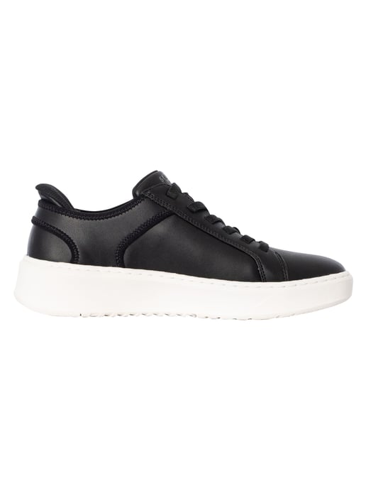 Skechers Zapatillas Sin Cordones Court Break - Zapatillas Con Doble Ventilación, Negro - Image 3