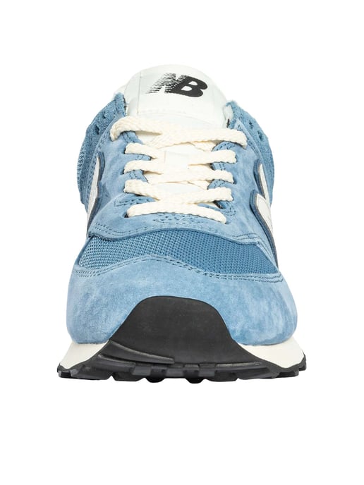 New Balance 574 Entrenadores De Gamuza, Azul - Image 4