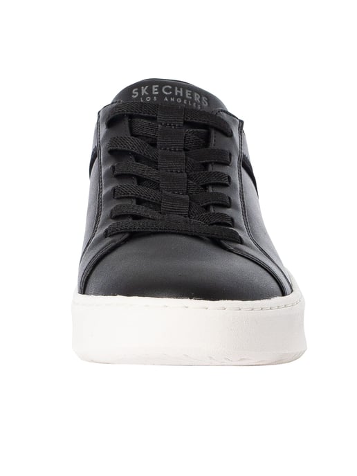 Skechers Zapatillas Sin Cordones Court Break - Zapatillas Con Doble Ventilación, Negro - Image 4