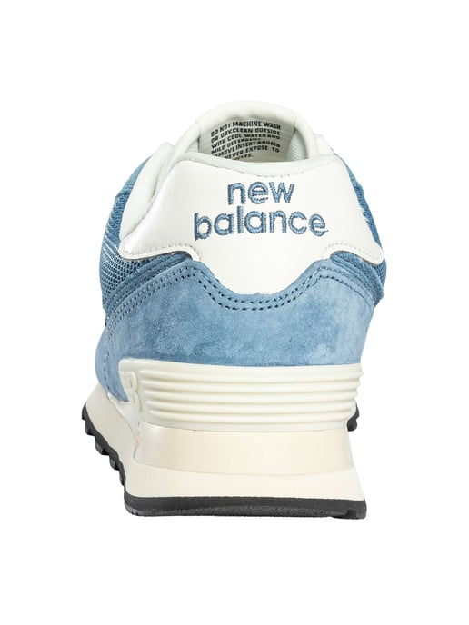 New Balance 574 Entrenadores De Gamuza, Azul - Image 5