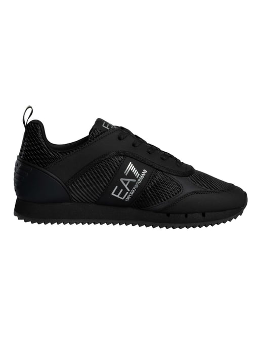 EA7 Zapatillas Deportivas Con Logotipo De Malla De Carbono, Negro - Image 3