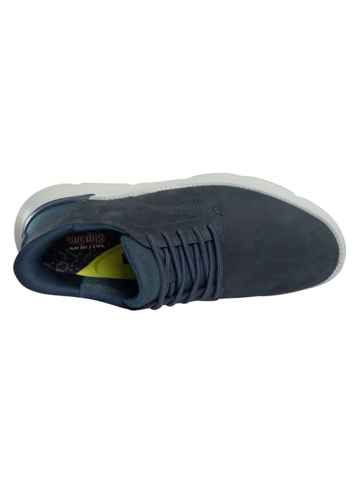 Skechers Zapatillas Garza Sin Cordones, Azul - Image 6