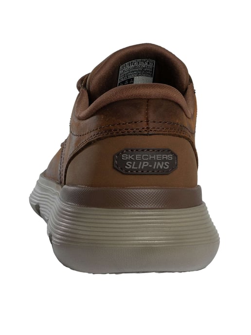 Skechers Zapatillas Sin Cordones Garza De Cuero, Marrón - Image 5