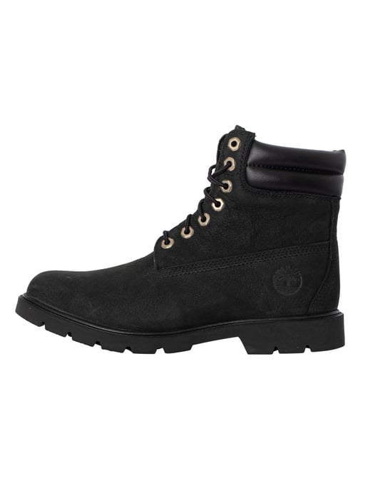 Timberland Botas Básicas De Cuero De 6 Pulgadas, Negro - Image 2