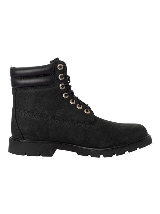 Timberland Botas Básicas De Cuero De 6 Pulgadas, Negro - Image 3