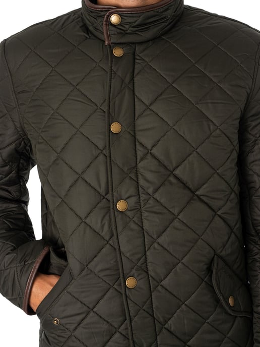 Barbour Chaqueta Acolchada Powell, Verde - Image 4