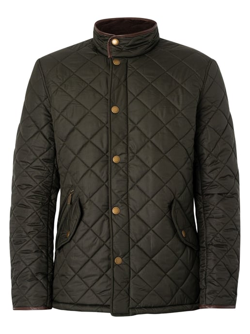 Barbour Chaqueta Acolchada Powell, Verde - Image 6