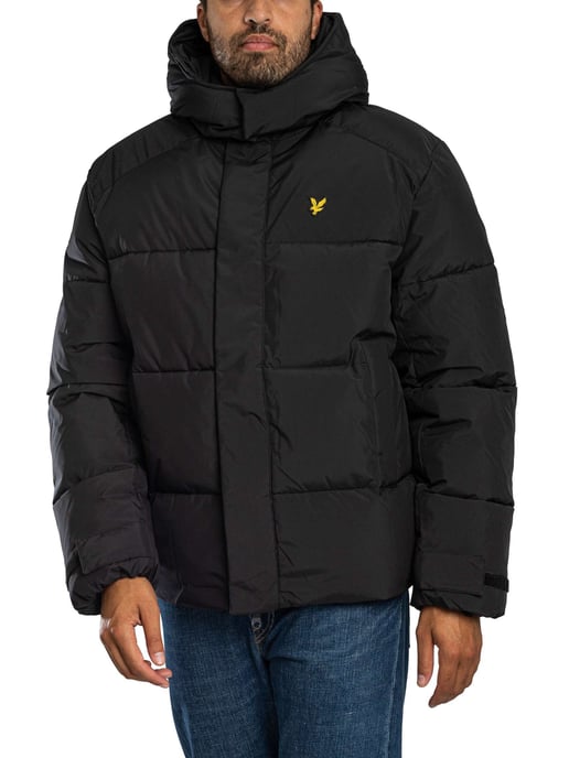 Lyle & Scott Chaqueta Acolchada Con Capucha, Negro - Image 2